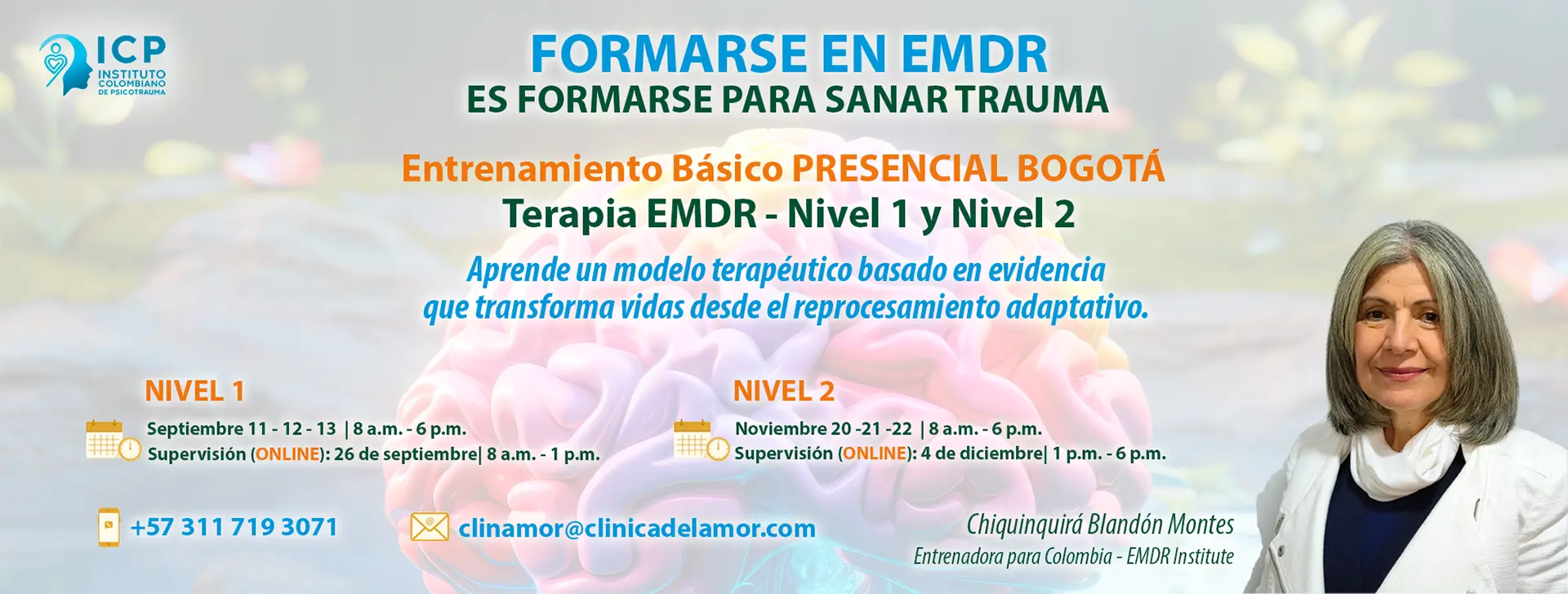 ENTRENAMIENTO BÁSICO PRESENCIAL BOGOTÁ EMDR